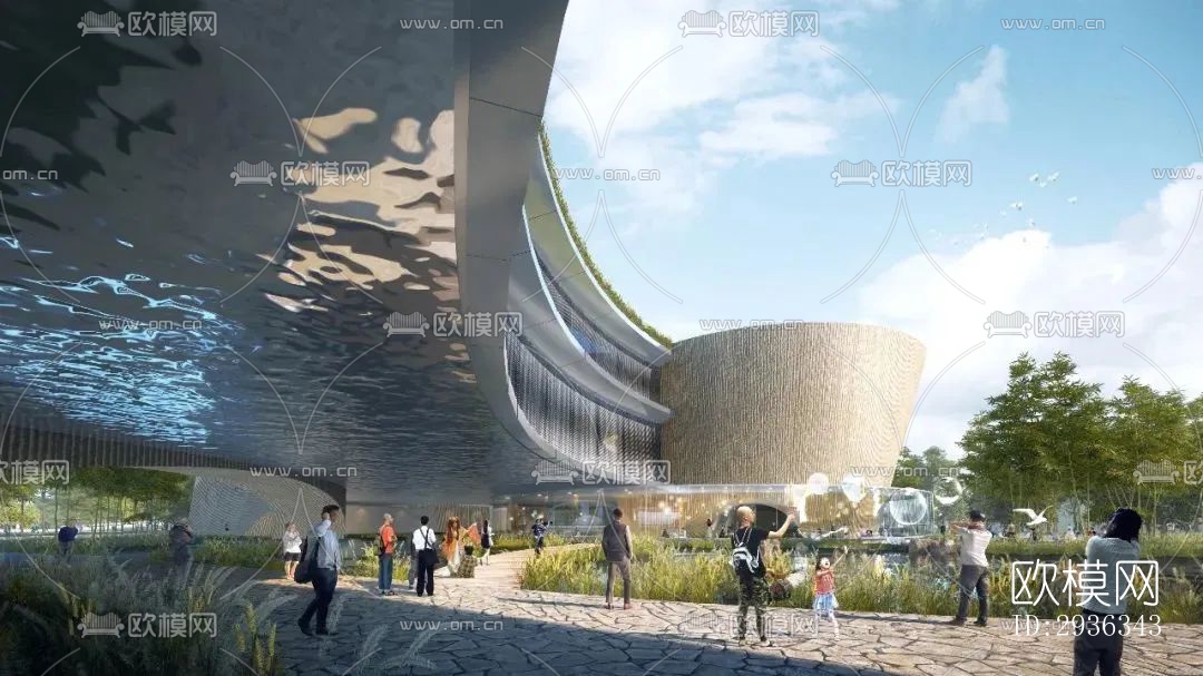 现代美术博物馆效果图下载（渲染图4）