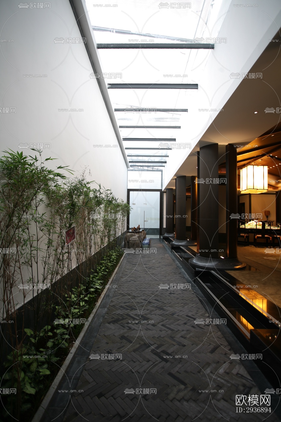 中式中餐厅效果图下载（渲染图16）