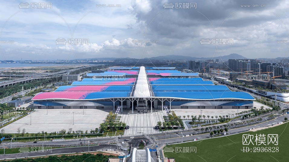 現(xiàn)代文體建筑效果圖下載(渲染圖14)