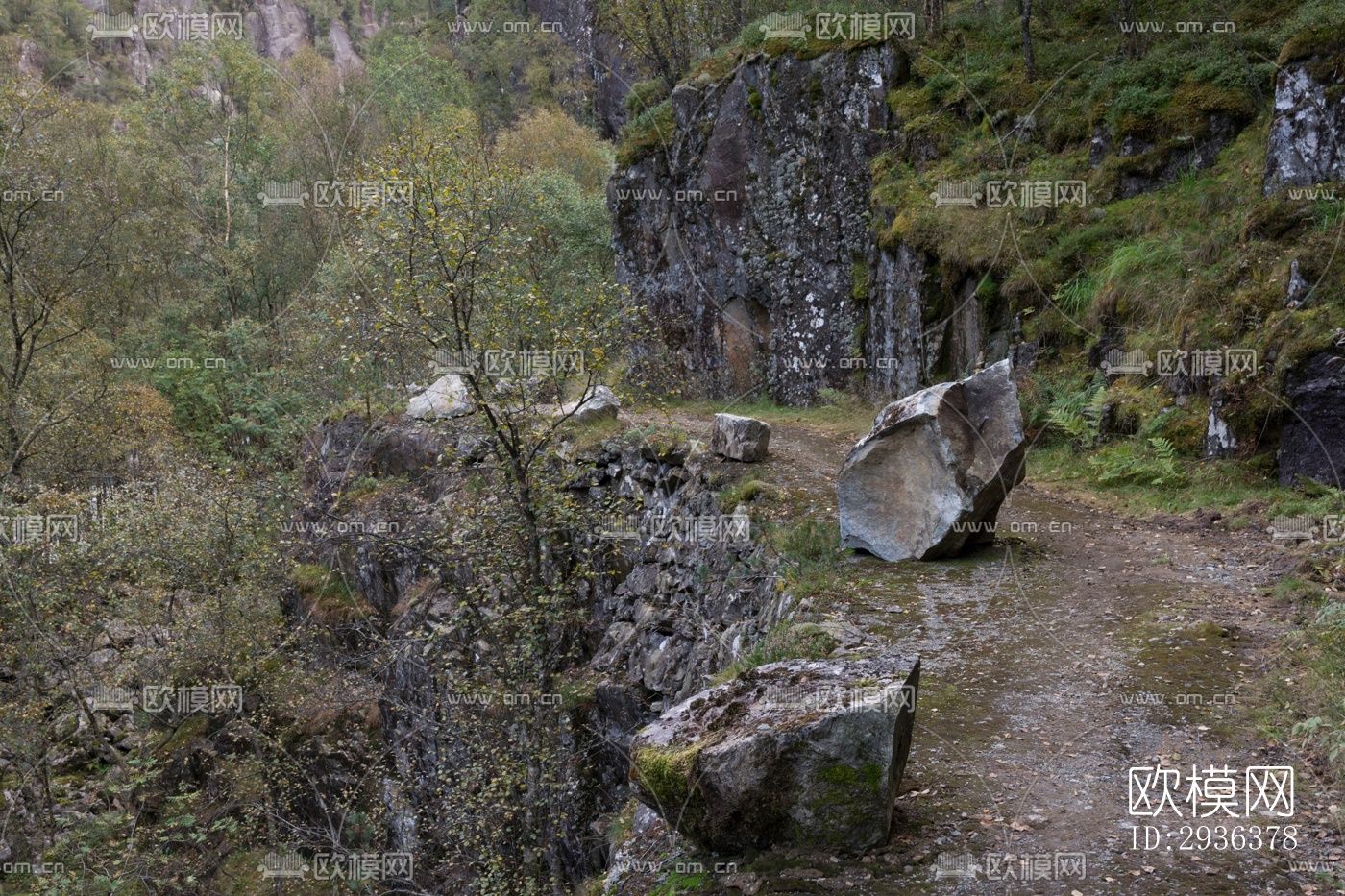 高级灰美术博物馆效果图下载（渲染图1）