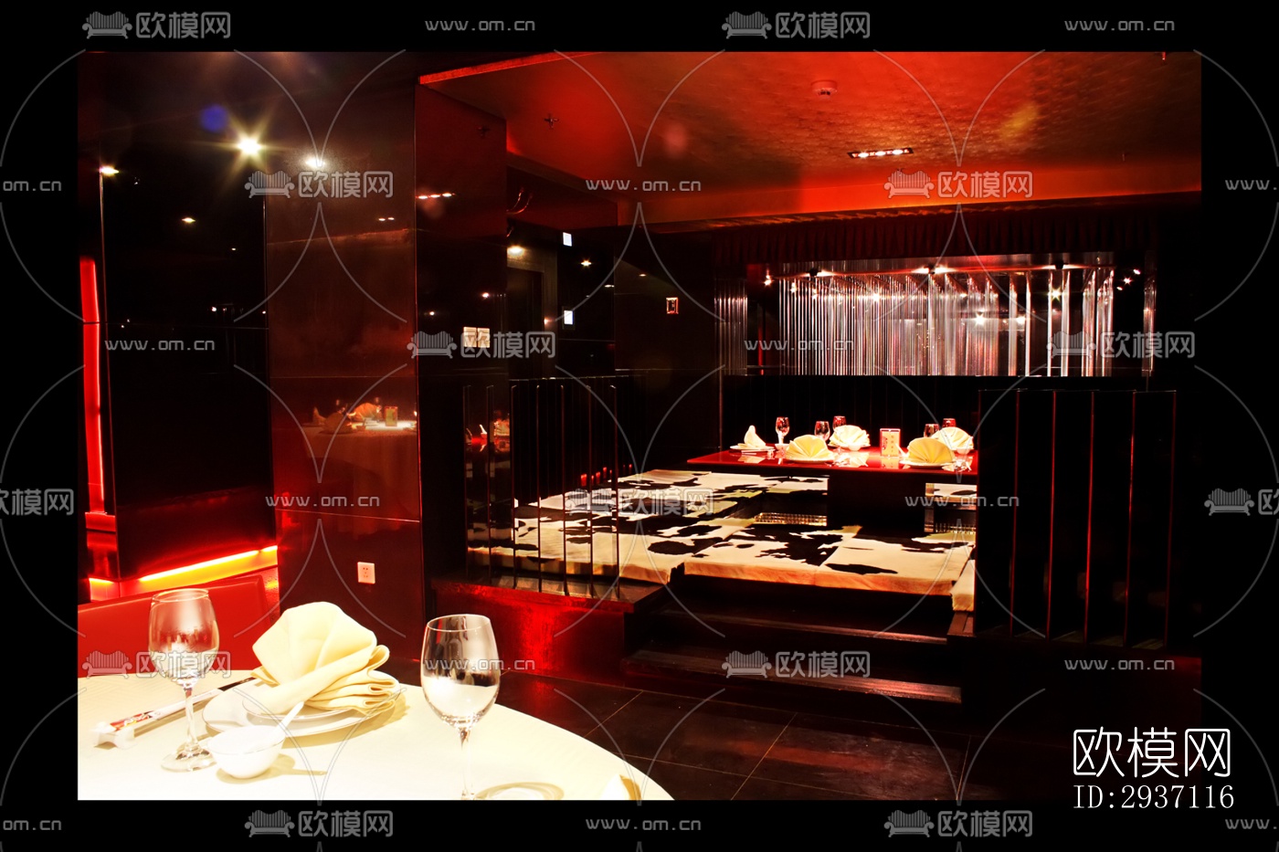 后现代西餐厅效果图下载（渲染图15）