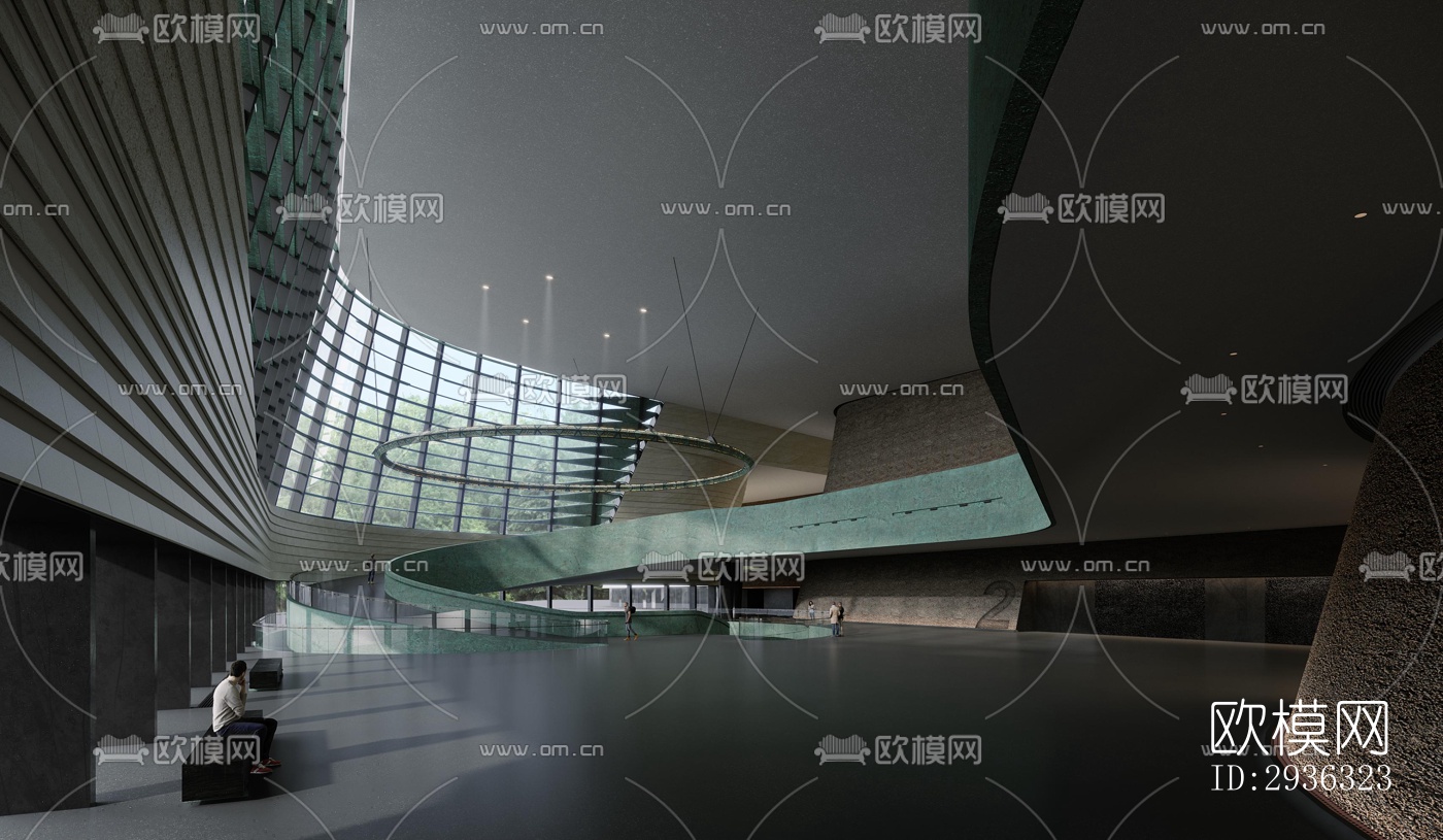 现代美术博物馆效果图下载（渲染图17）