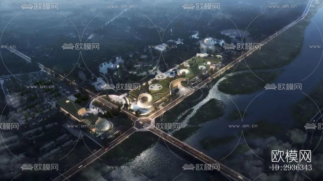 现代美术博物馆效果图下载（渲染图9）