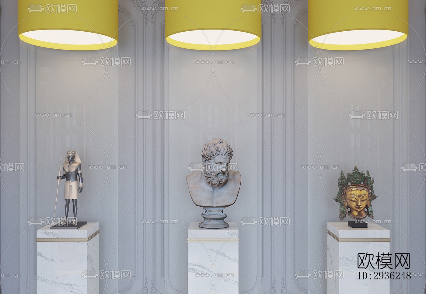 后现代美术博物馆效果图下载（渲染图20）