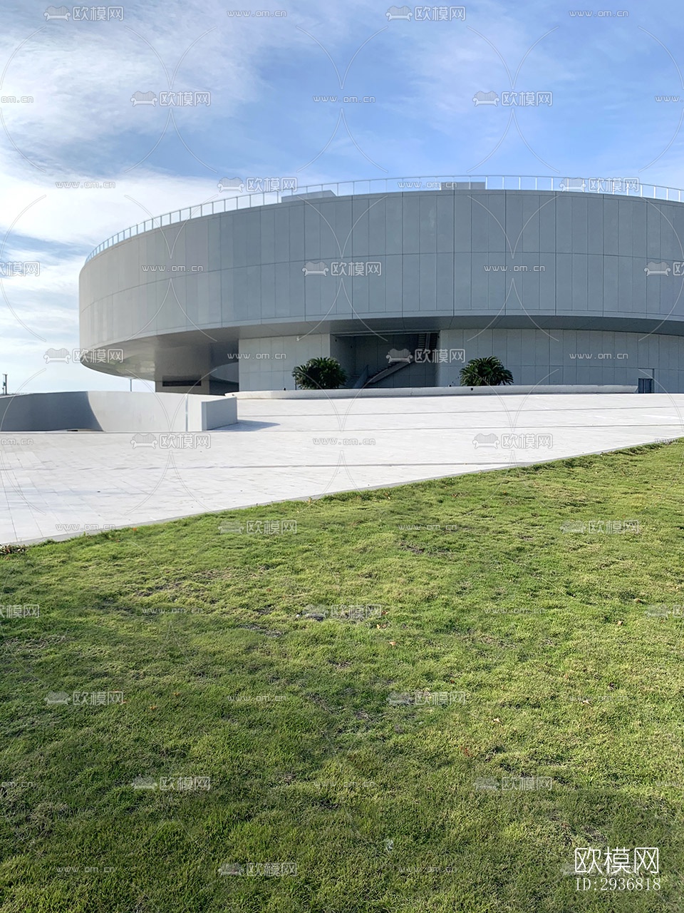 现代文体建筑效果图下载（渲染图16）