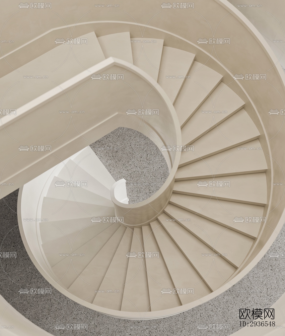 现代商务大堂效果图下载（渲染图3）