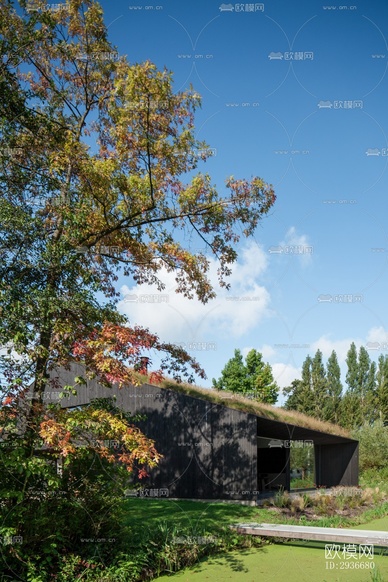 现代居住建筑效果图下载(渲染图10)