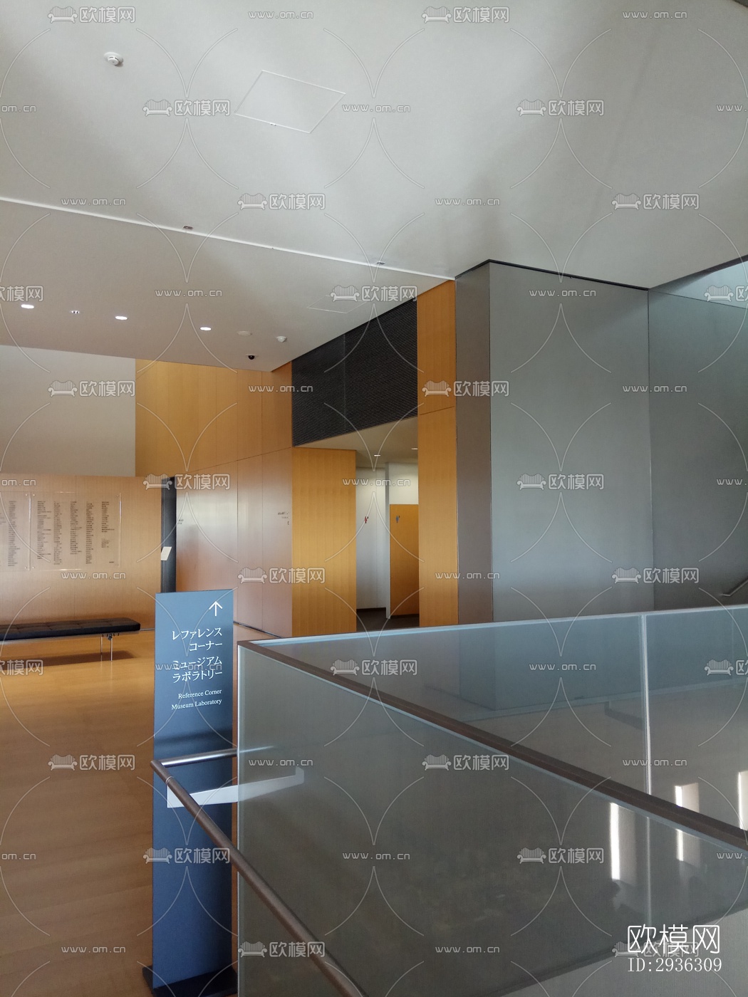 日式美术博物馆效果图下载（渲染图19）