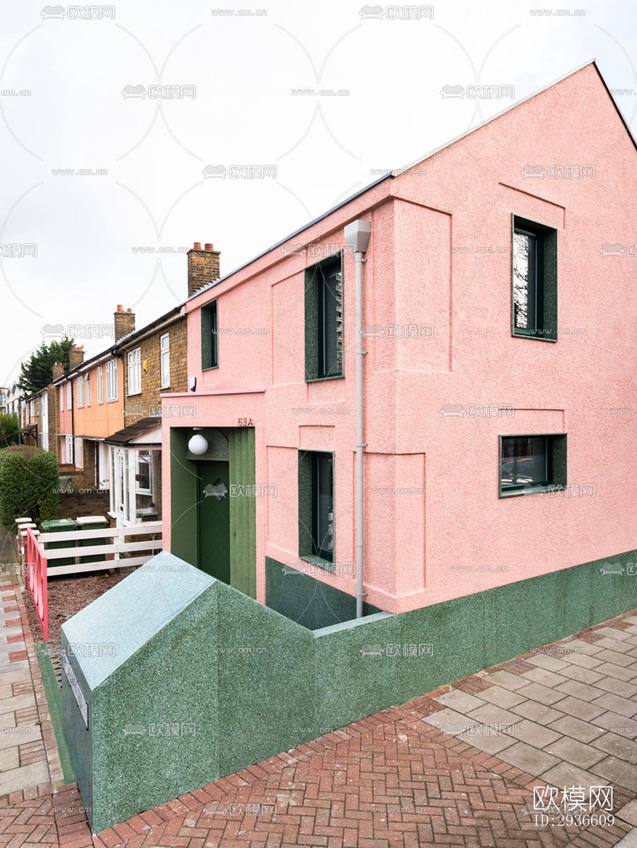 工业风居住建筑效果图下载（渲染图17）