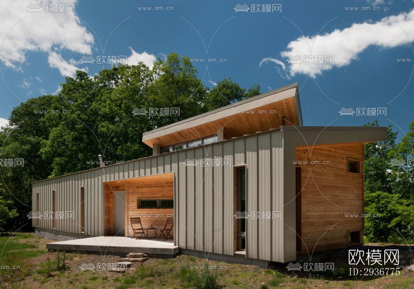 现代居住建筑效果图下载（渲染图7）