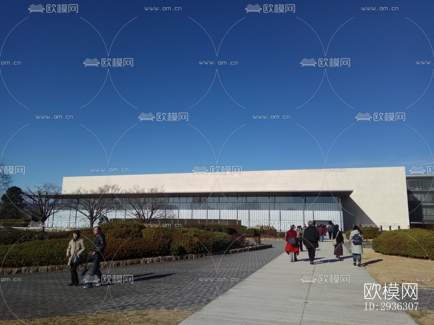 日式美术博物馆效果图下载（渲染图18）