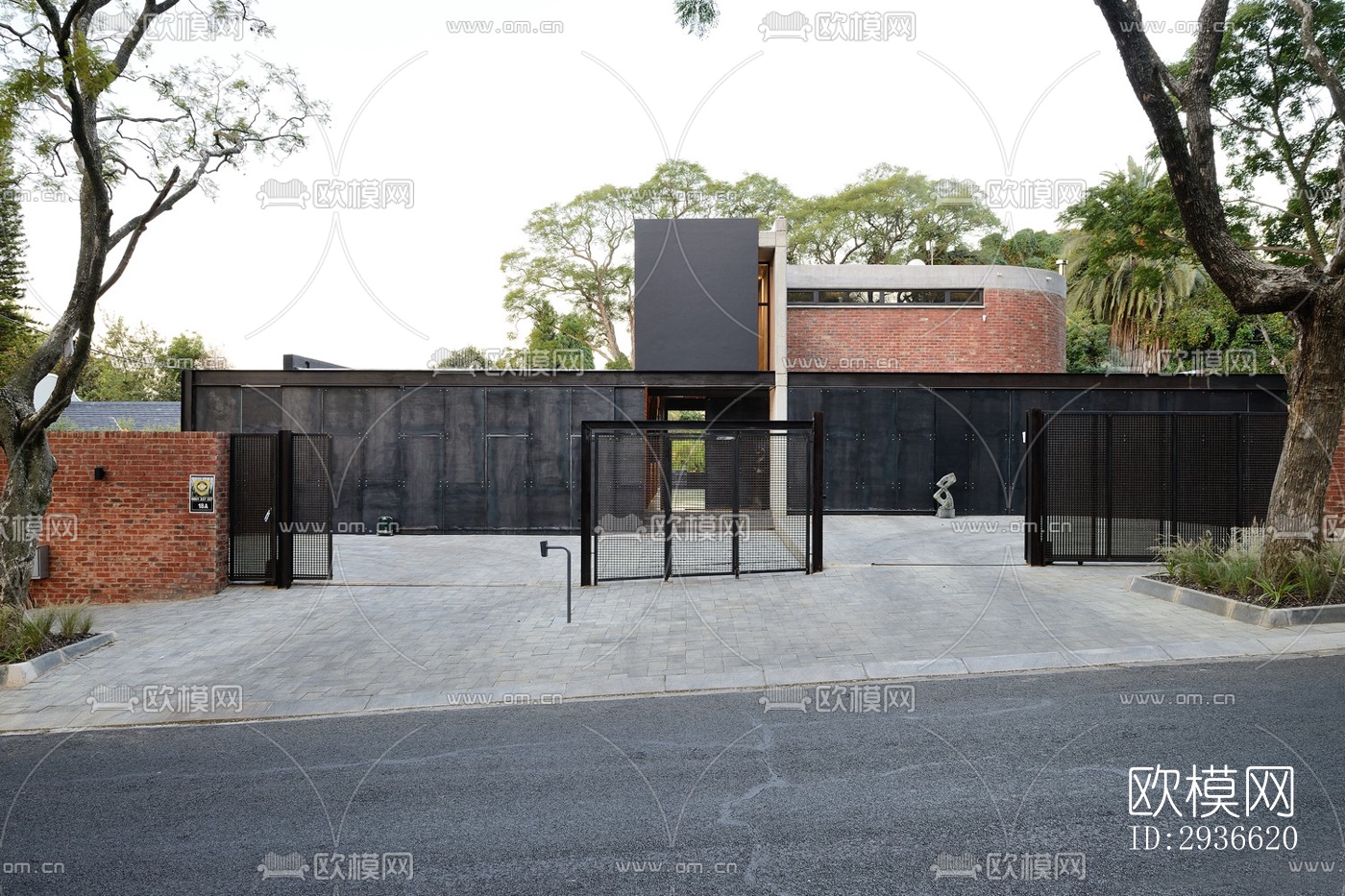 工业风居住建筑效果图下载（渲染图16）