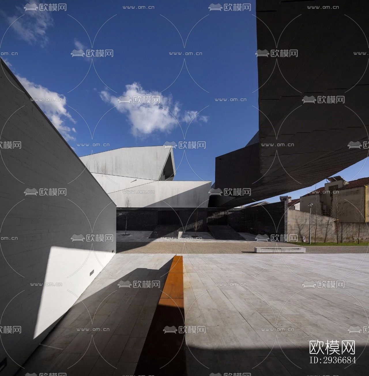 现代居住建筑效果图下载（渲染图14）