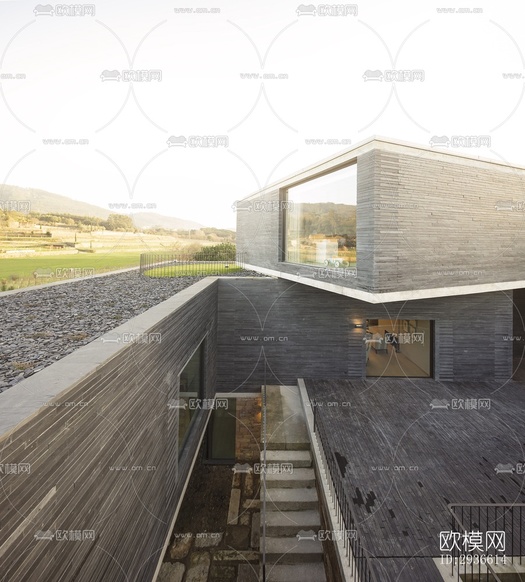 工業(yè)風(fēng)居住建筑效果圖下載(渲染圖20)