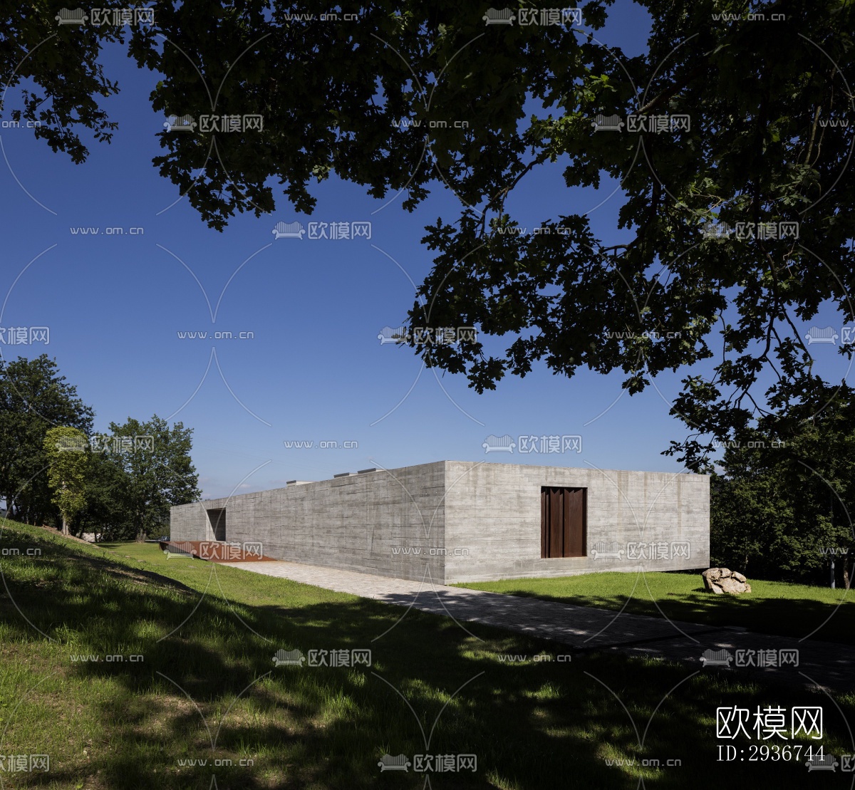 现代居住建筑效果图下载（渲染图16）