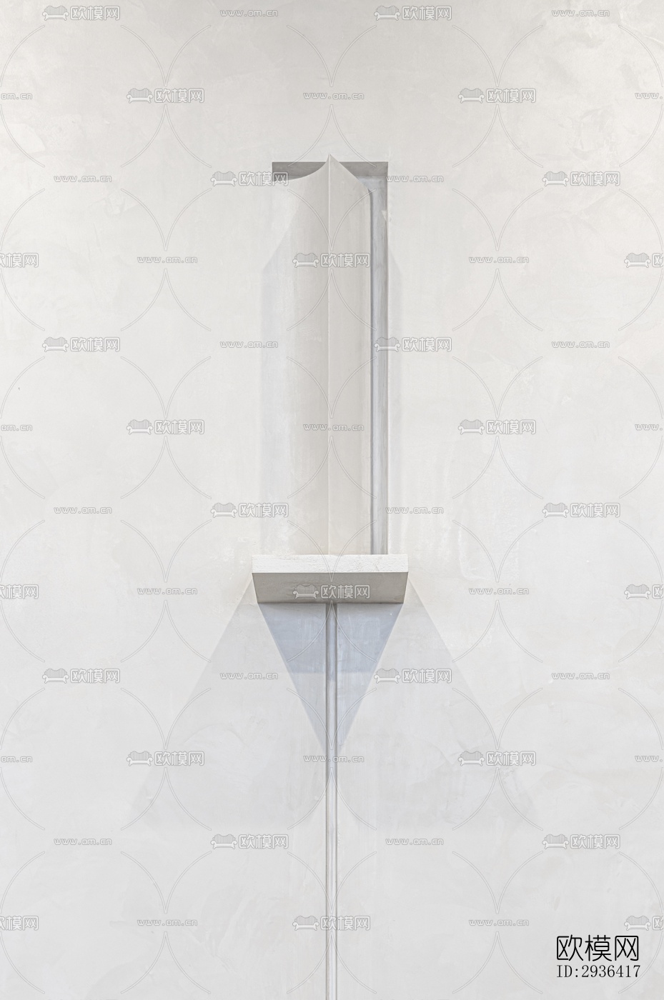 侘寂办公区效果图下载（渲染图8）