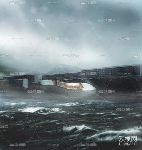 現(xiàn)代文體建筑效果圖下載(渲染圖14)