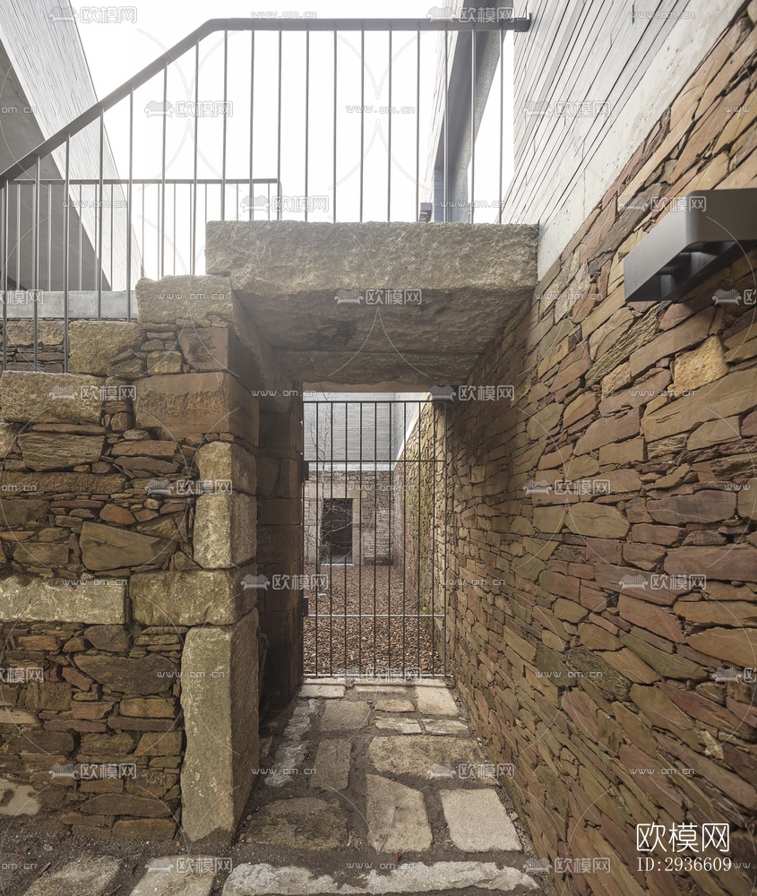 工业风居住建筑效果图下载（渲染图11）