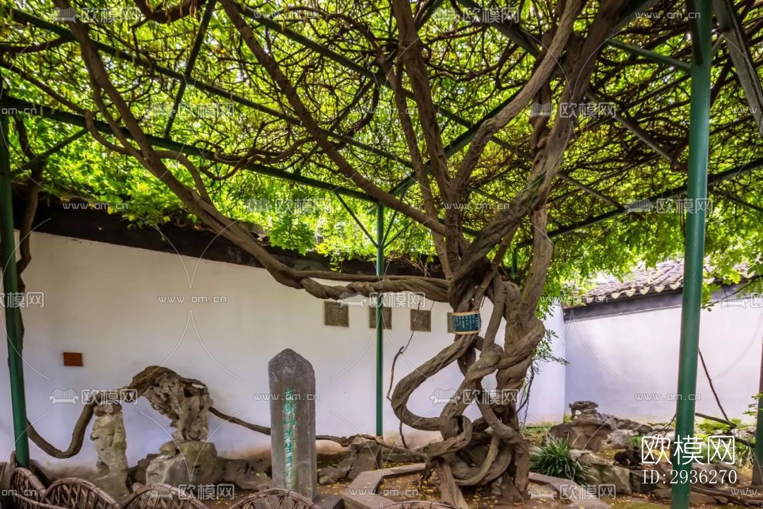 新中式美术博物馆效果图下载（渲染图5）