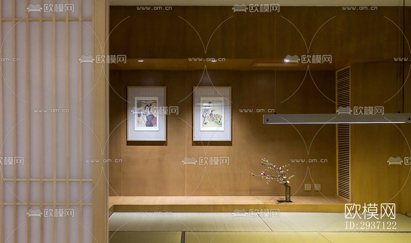 工业风西餐厅效果图下载（渲染图13）