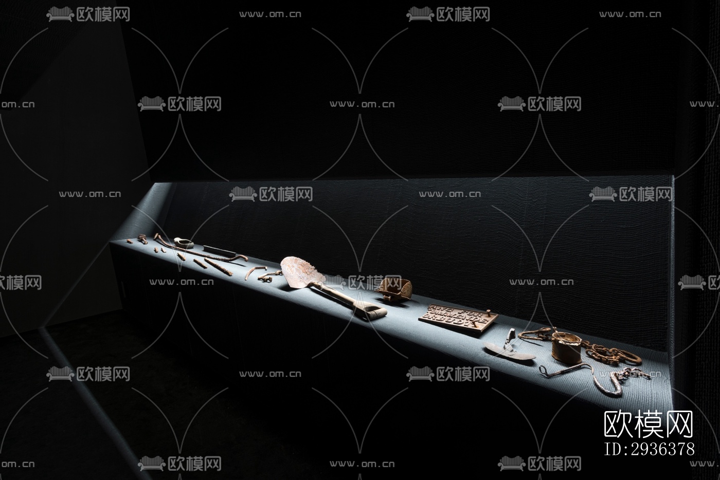 高级灰美术博物馆效果图下载（渲染图14）