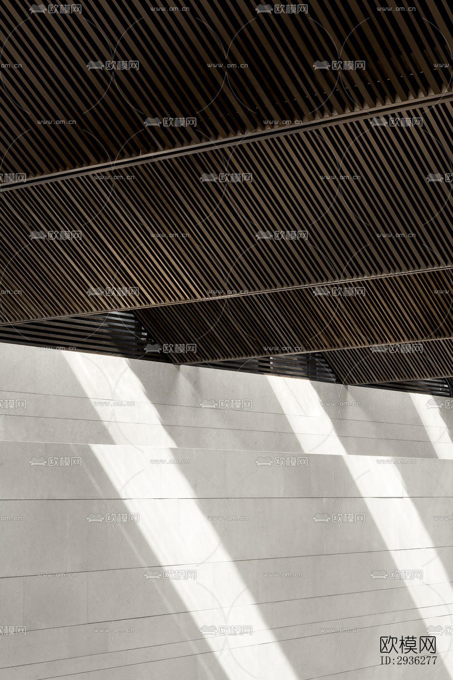 新中式美术博物馆效果图下载（渲染图12）