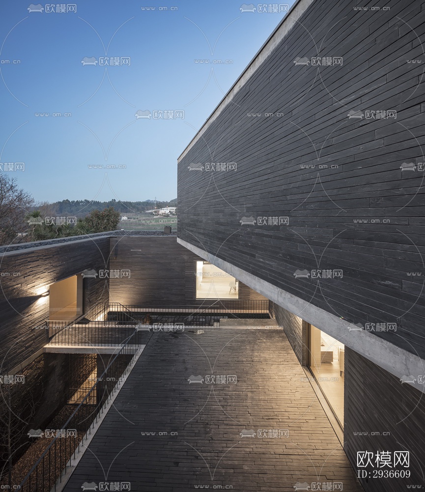 工业风居住建筑效果图下载（渲染图5）