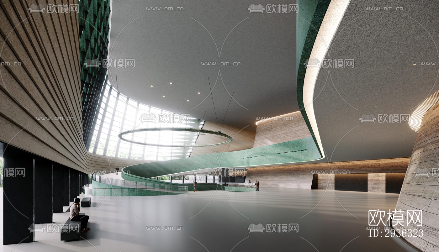 现代美术博物馆效果图下载（渲染图1）