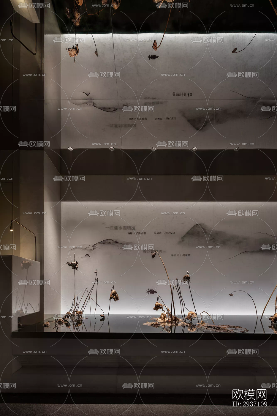 侘寂西餐厅效果图下载（渲染图9）