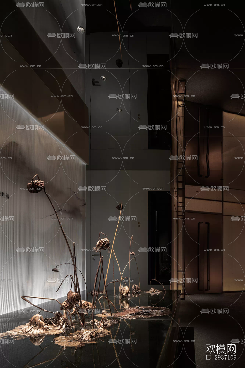 侘寂西餐厅效果图下载（渲染图8）