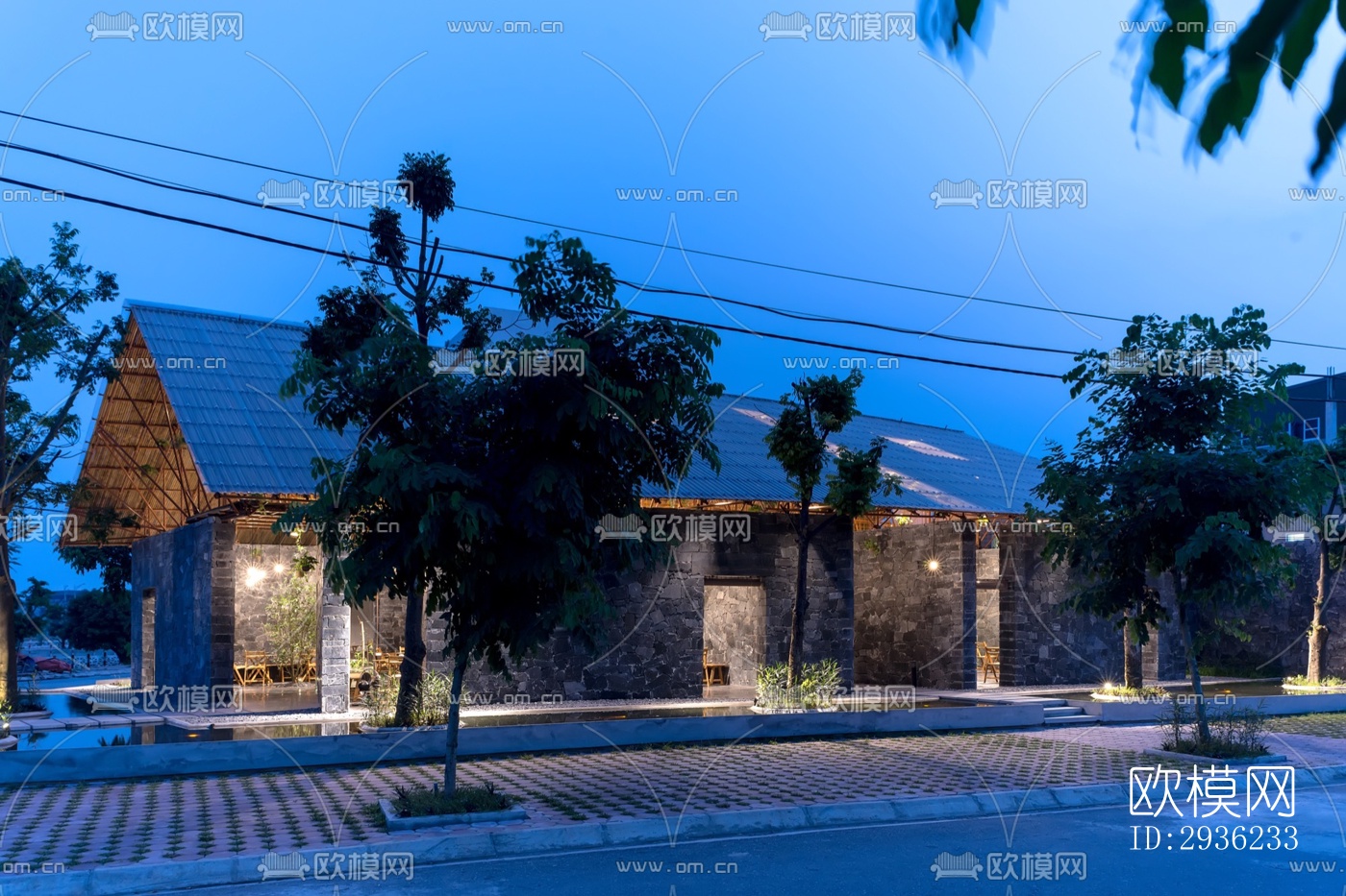 东南亚美术博物馆效果图下载（渲染图9）