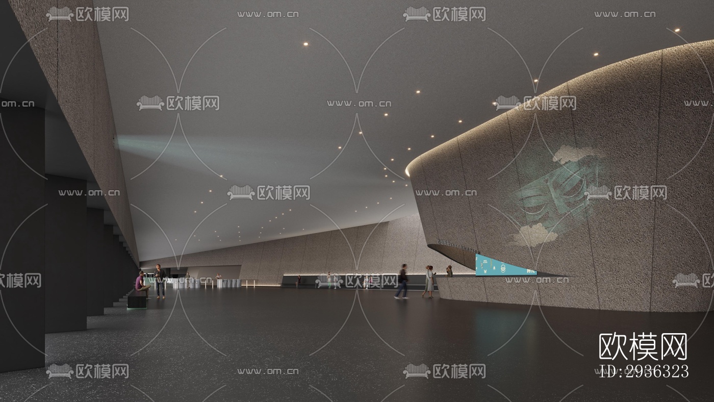 现代美术博物馆效果图下载（渲染图4）
