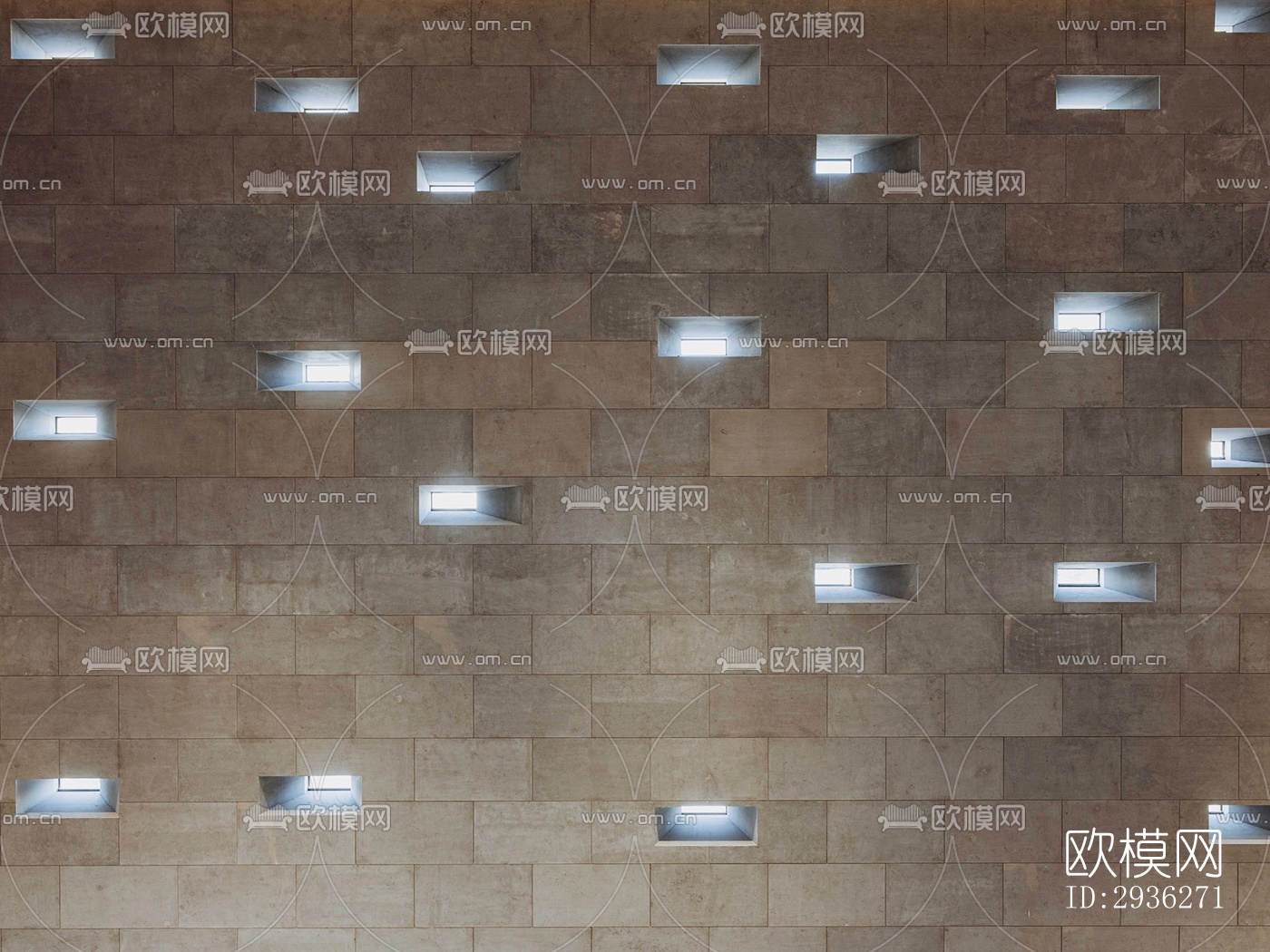 新中式美术博物馆效果图下载（渲染图6）