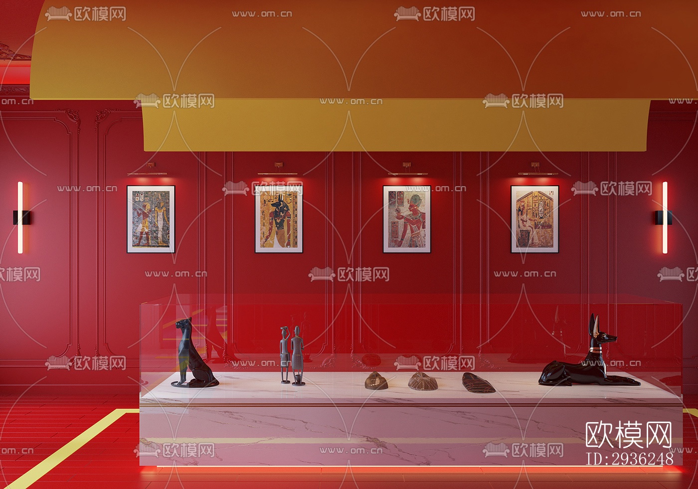 后现代美术博物馆效果图下载（渲染图16）