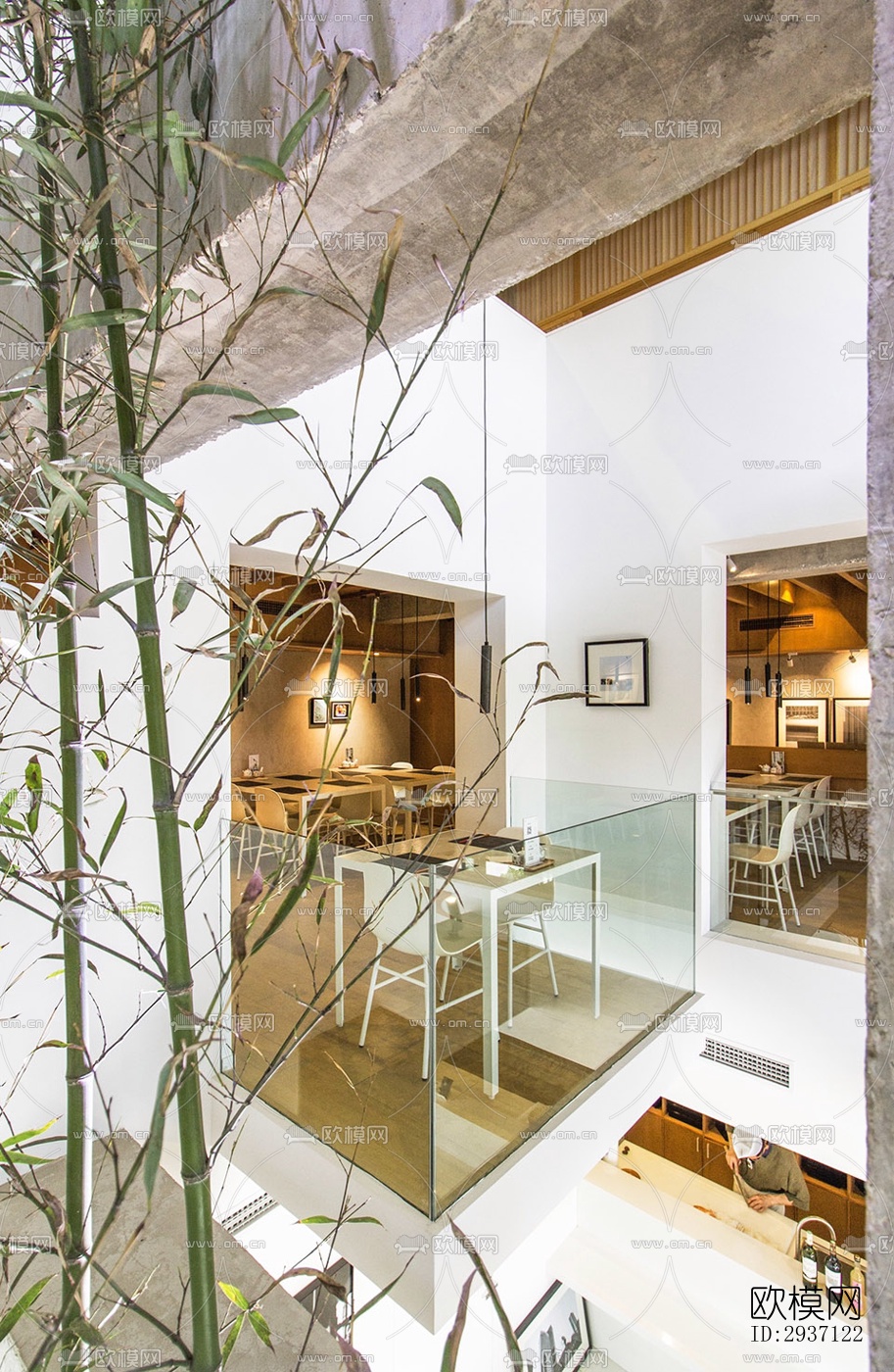 工业风西餐厅效果图下载（渲染图19）