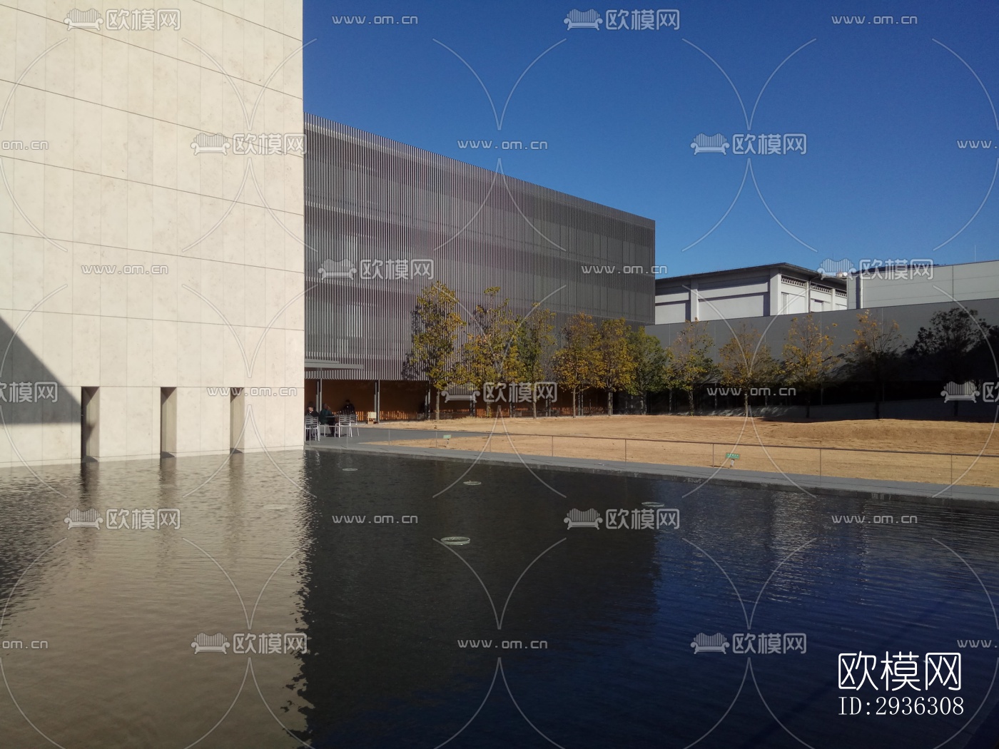 日式美术博物馆效果图下载（渲染图6）