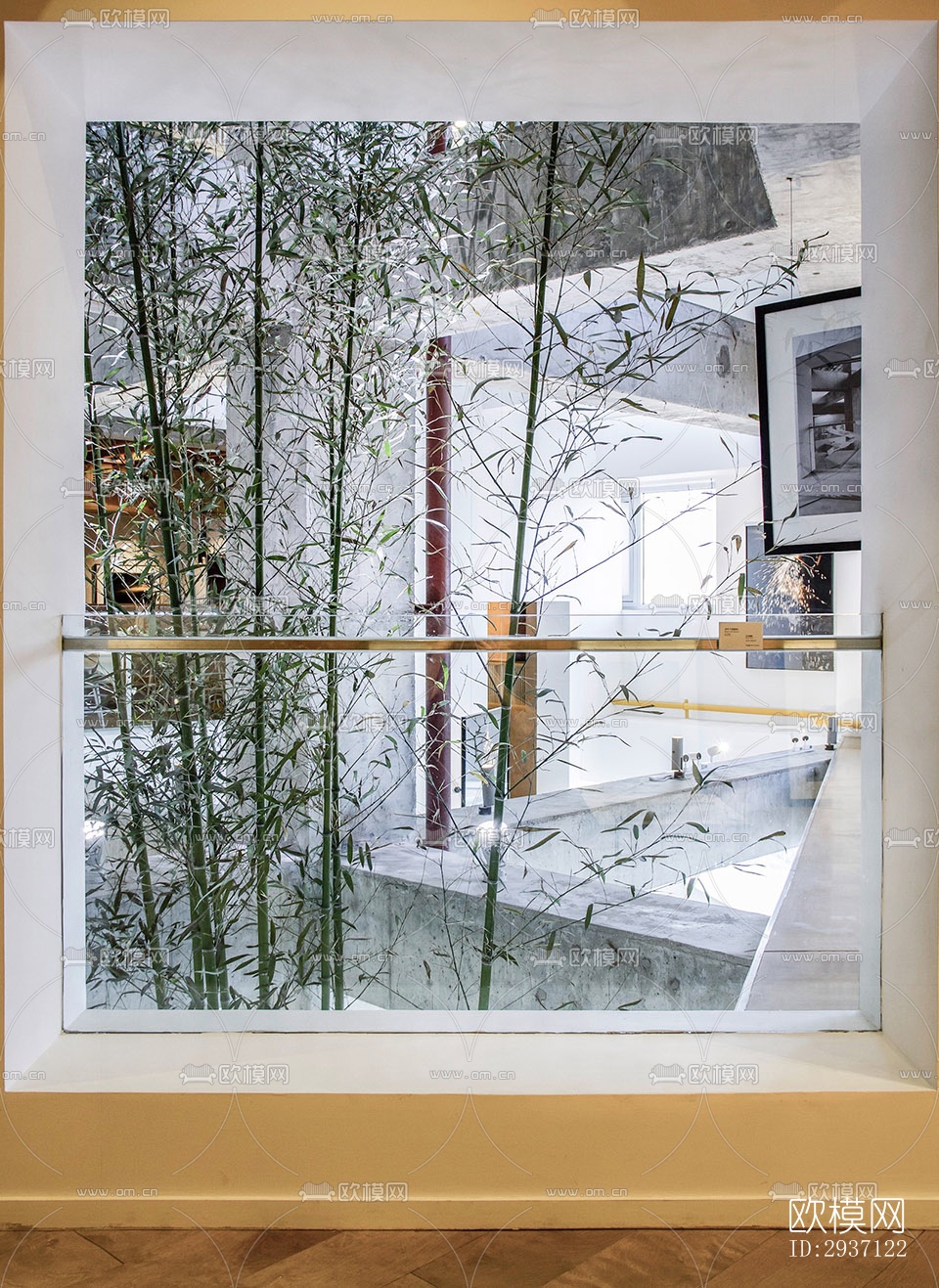 工业风西餐厅效果图下载（渲染图10）