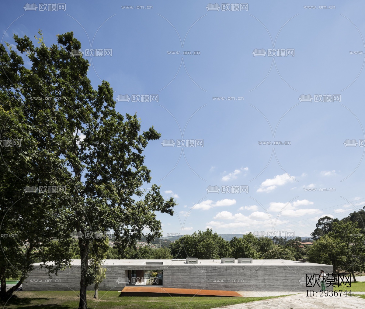 现代居住建筑效果图下载（渲染图14）