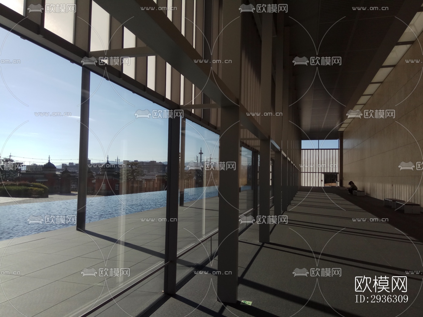 日式美术博物馆效果图下载（渲染图15）