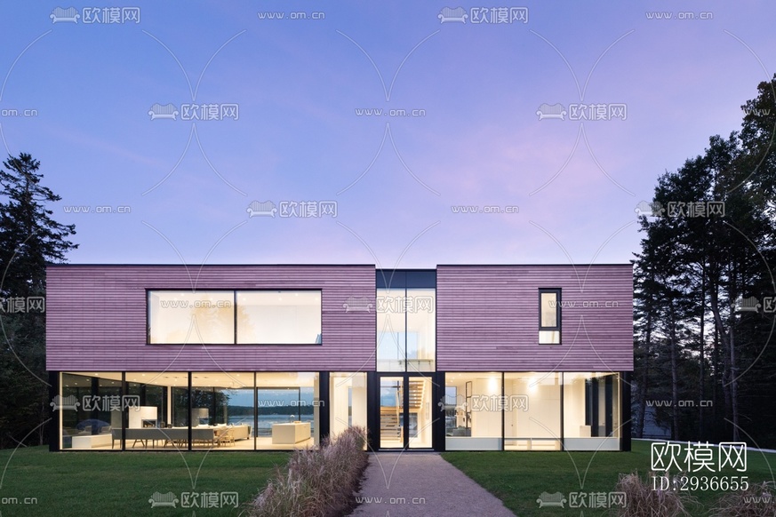 現(xiàn)代居住建筑效果圖下載(渲染圖14)
