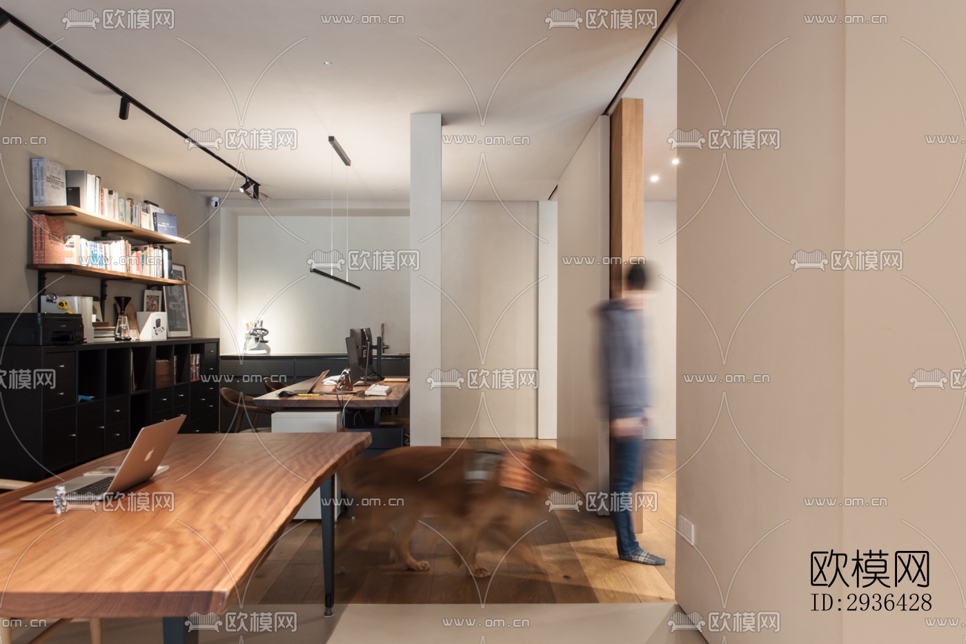 北欧办公区效果图下载（渲染图17）