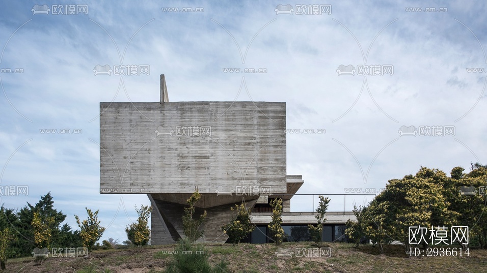 工業(yè)風(fēng)居住建筑效果圖下載(渲染圖13)