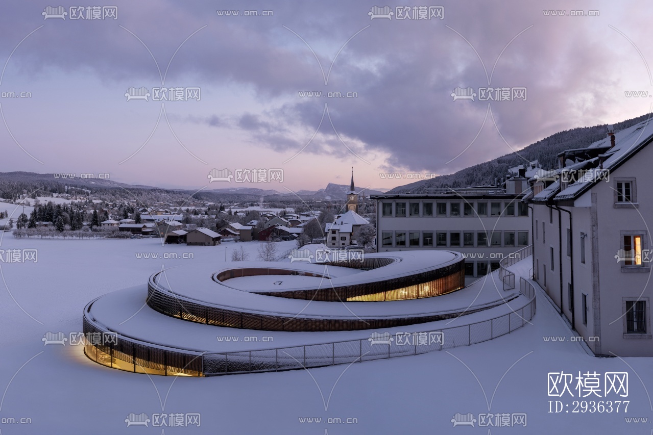 现代美术博物馆效果图下载（渲染图15）