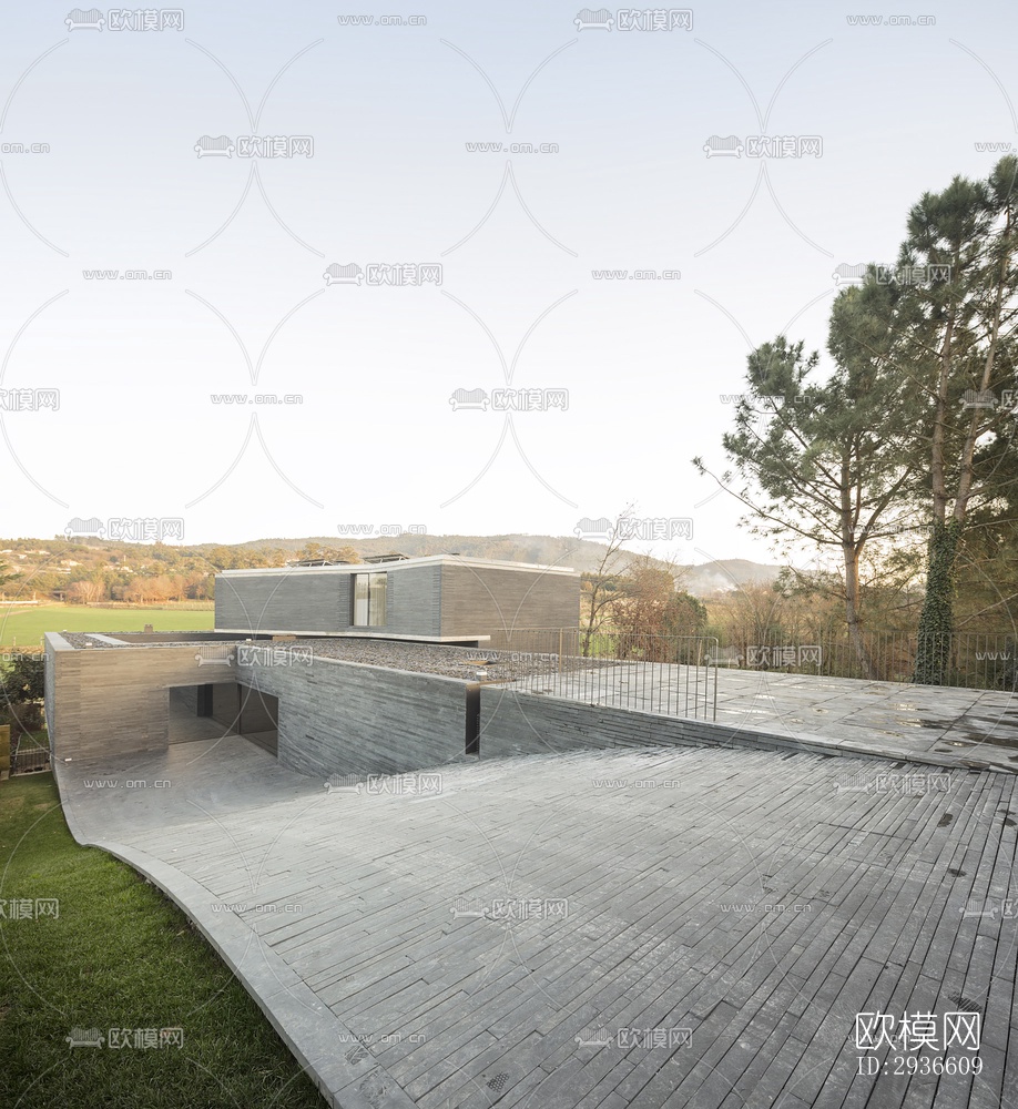 工业风居住建筑效果图下载（渲染图2）