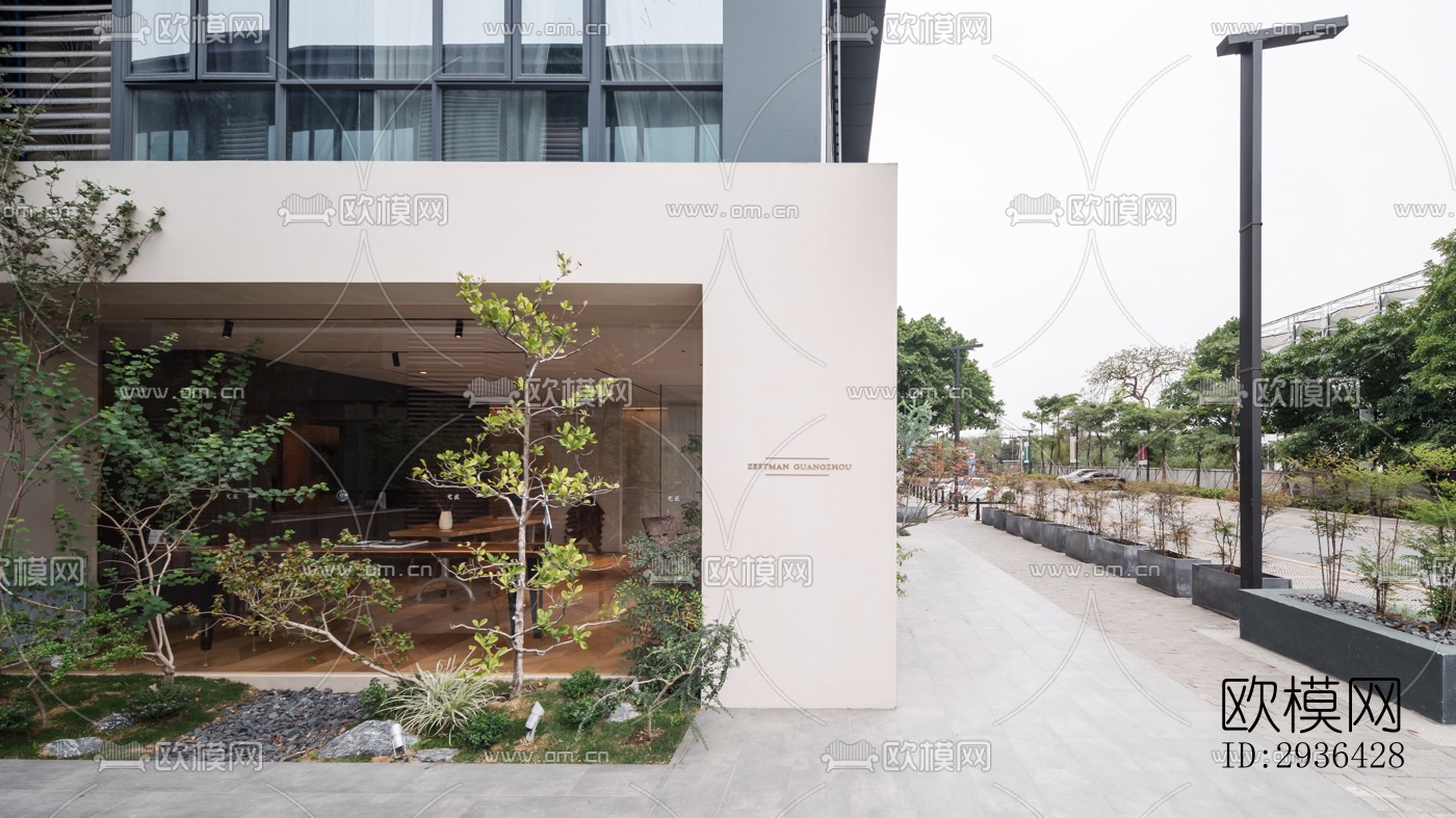 北欧办公区效果图下载（渲染图2）