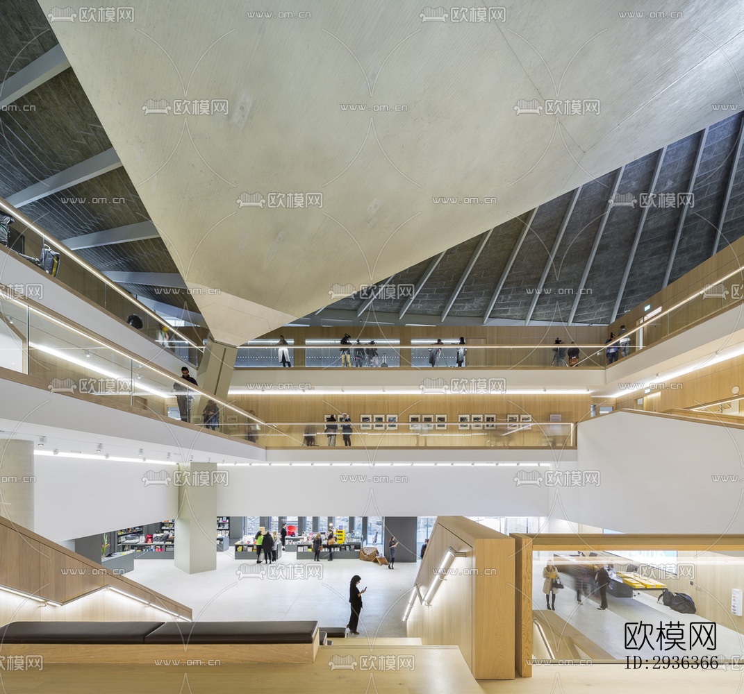 现代美术博物馆效果图下载（渲染图9）