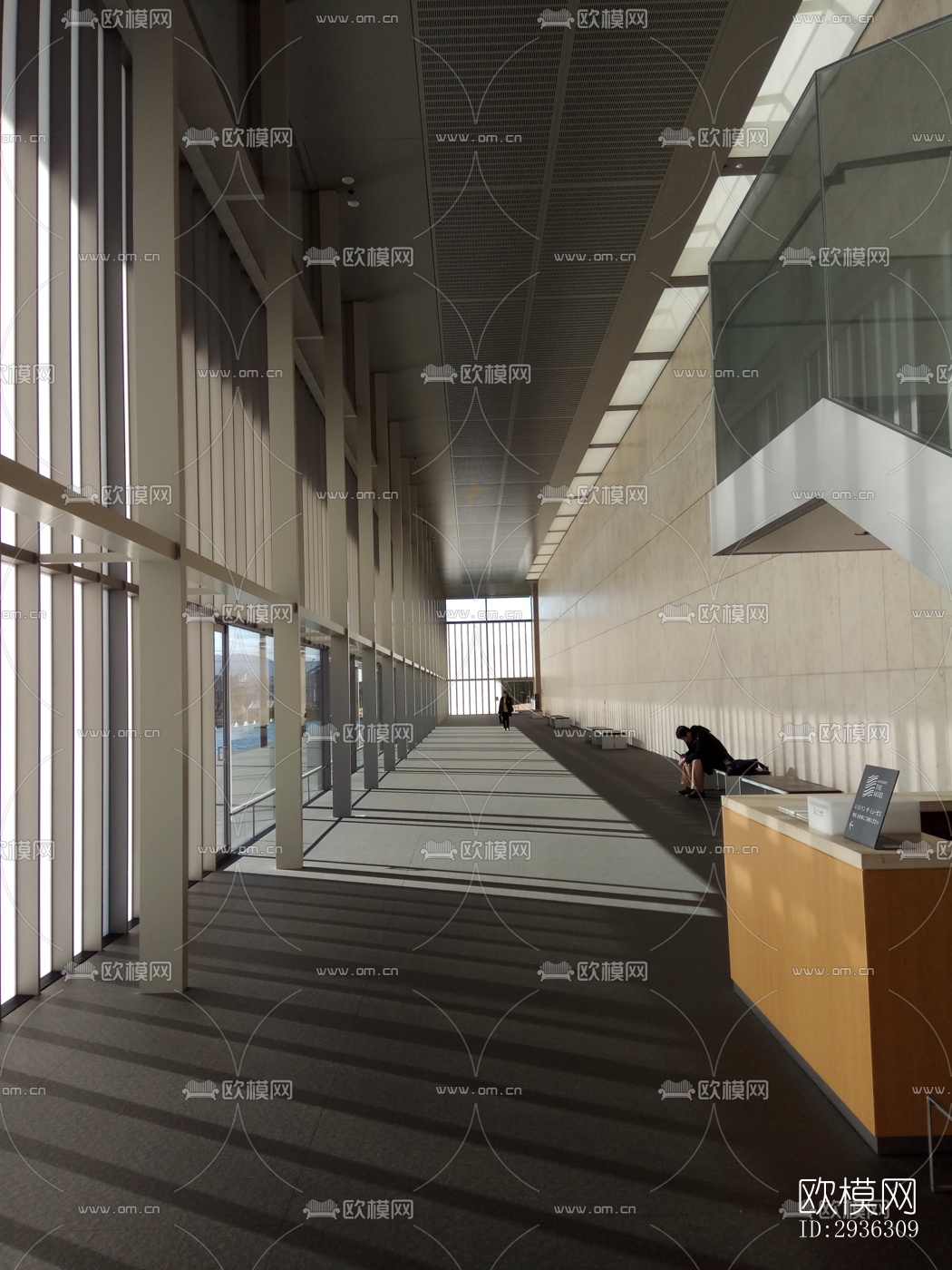 日式美术博物馆效果图下载（渲染图14）