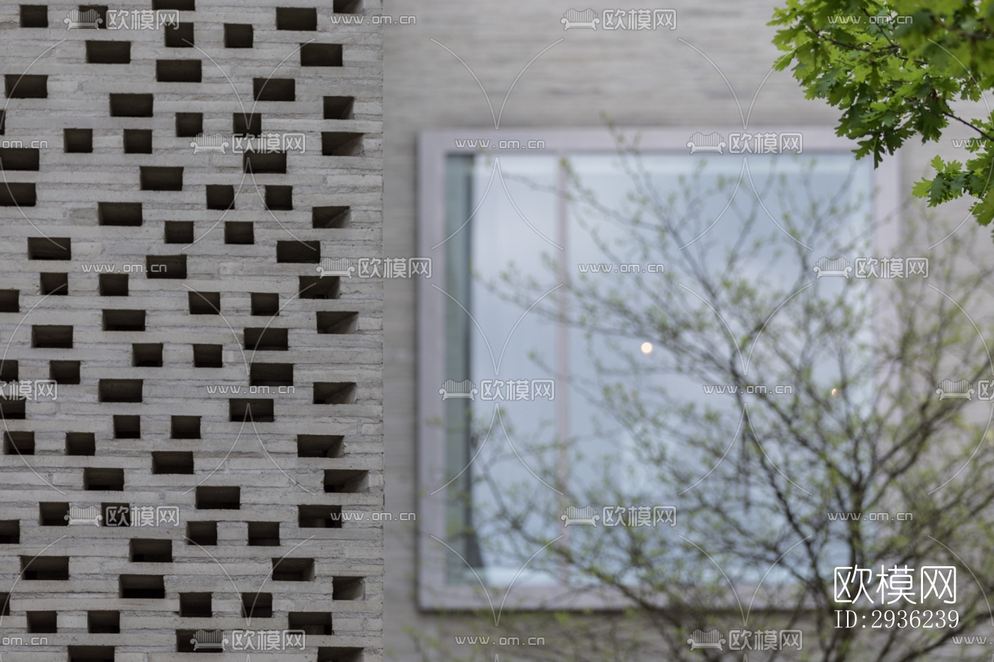 中古风美术博物馆效果图下载（渲染图14）