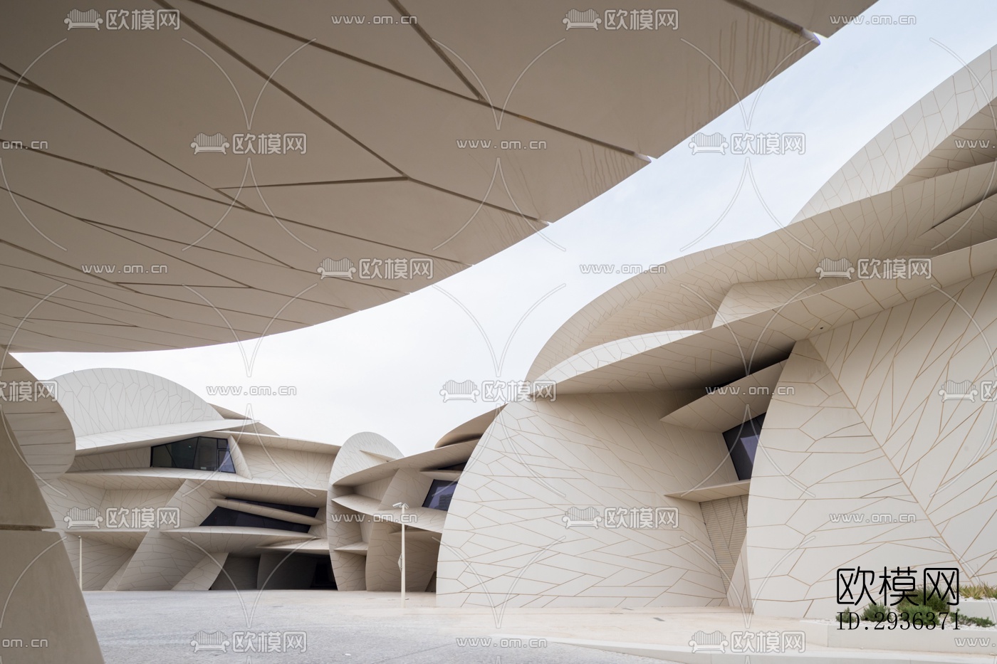 现代美术博物馆效果图下载（渲染图14）