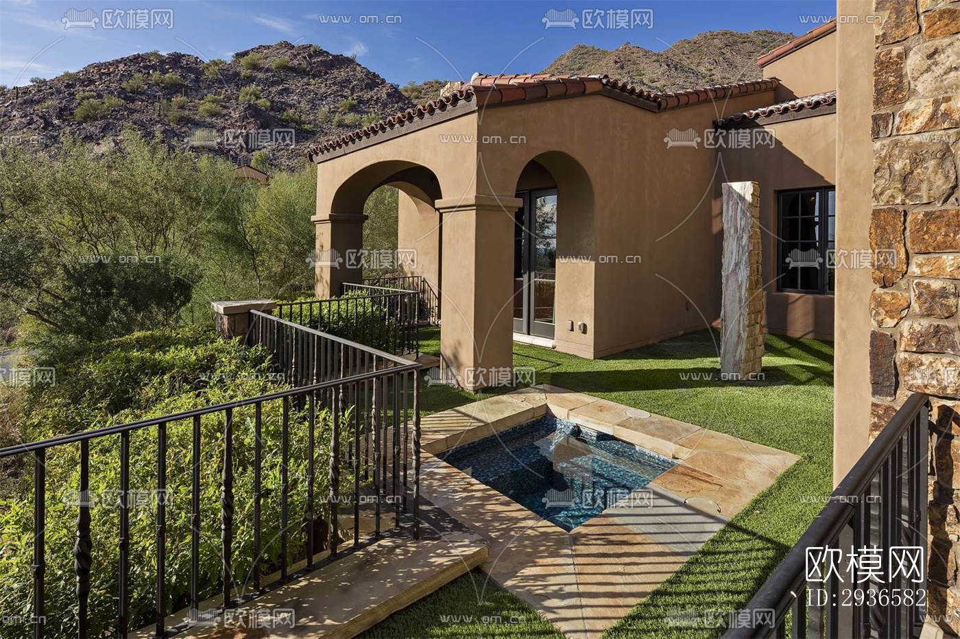 其它居住建筑效果图下载（渲染图9）